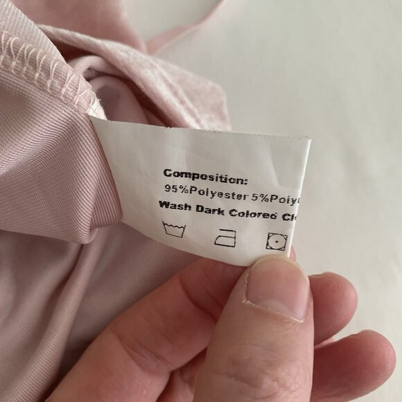 Zaful Tank Top Cami Feather Trim Pink Velvet Size 8 NWT - Picture 8 of 8